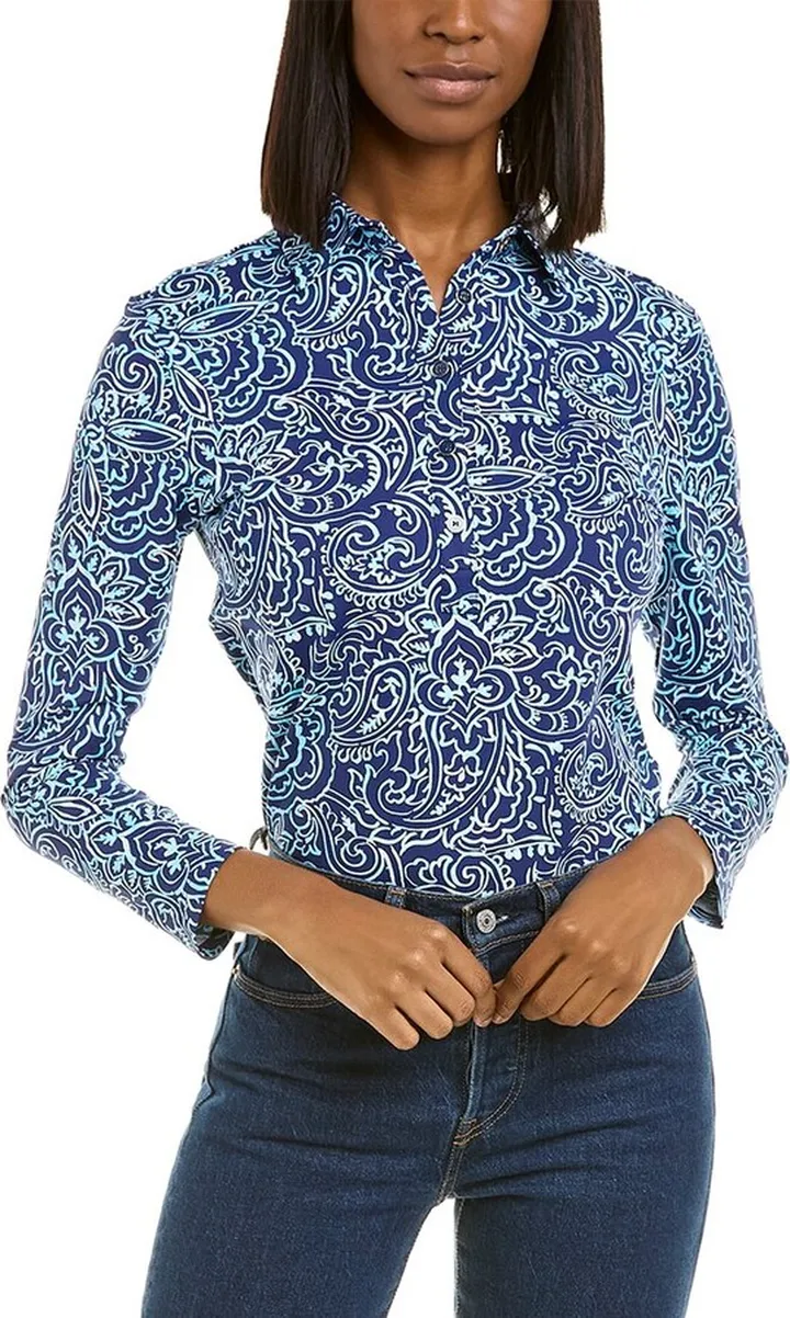 J.Mclaughlin Lauderdale Catalina Cloth Polo Shirt