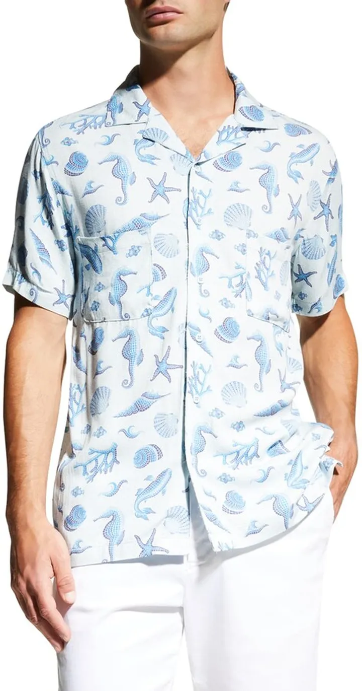 Men's Vacation Short-Sleeve Shirt