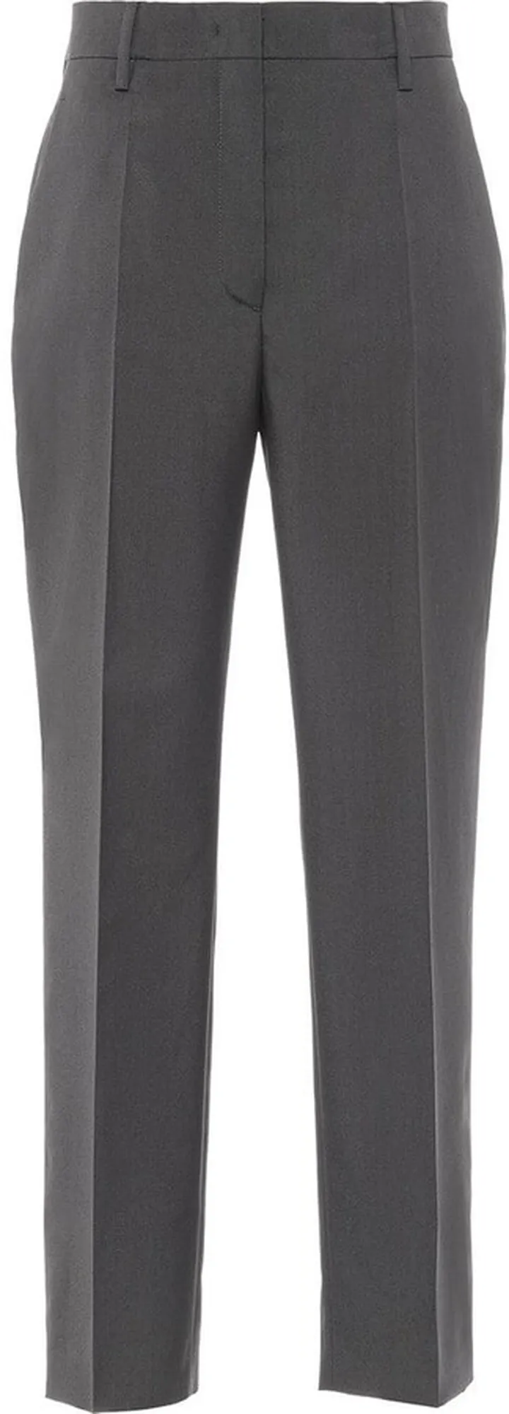 Straight-Leg Wool Trousers