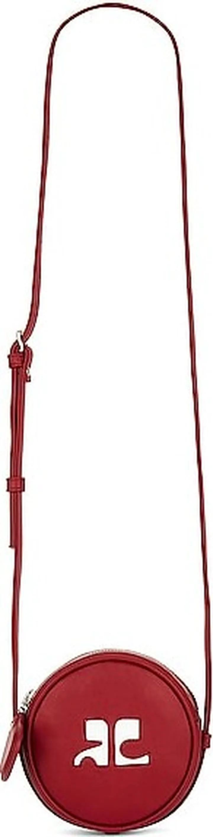 Courreges Small Camera Bag in Red