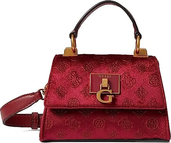 GUESS Stephi Micro Mini (Beet Red) Handbags
