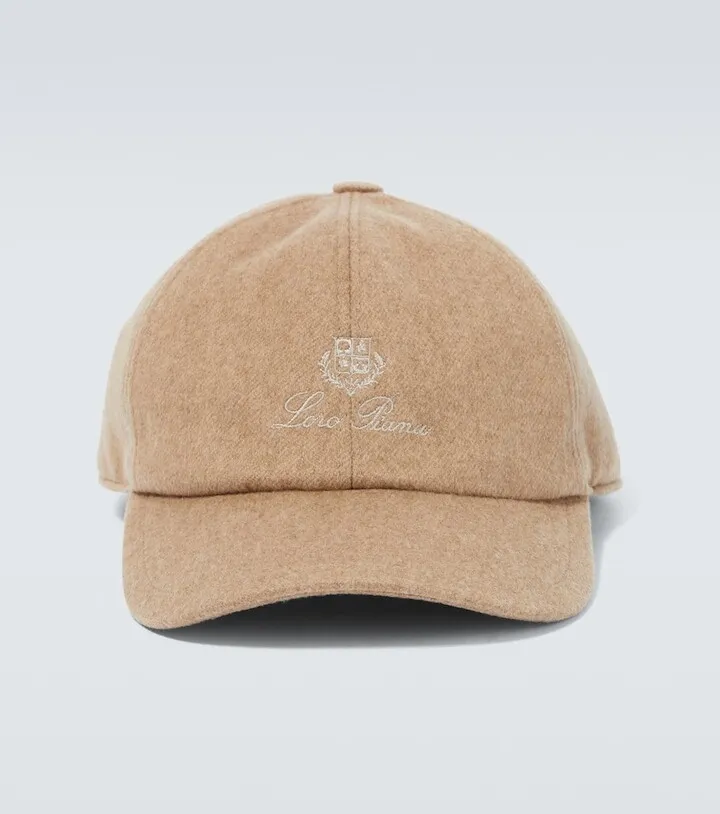 Cashmere baseball cap