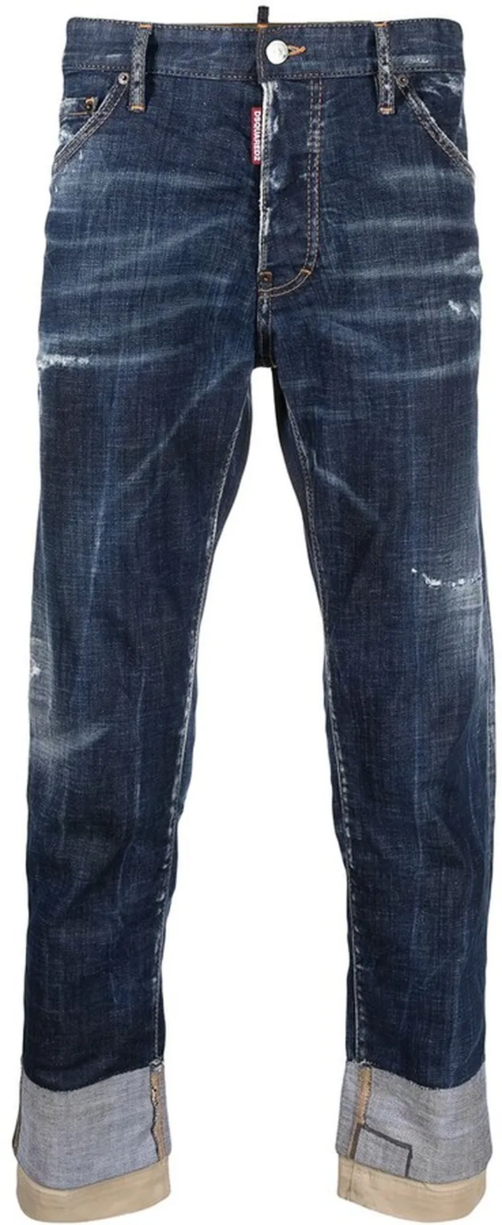 Distressed Cropped Jeans