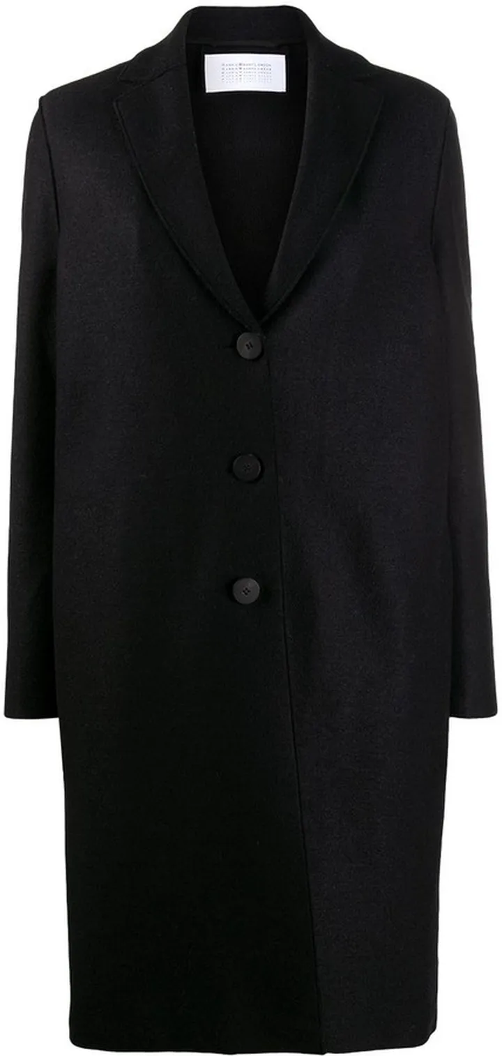 Single-Breasted Wool Coat