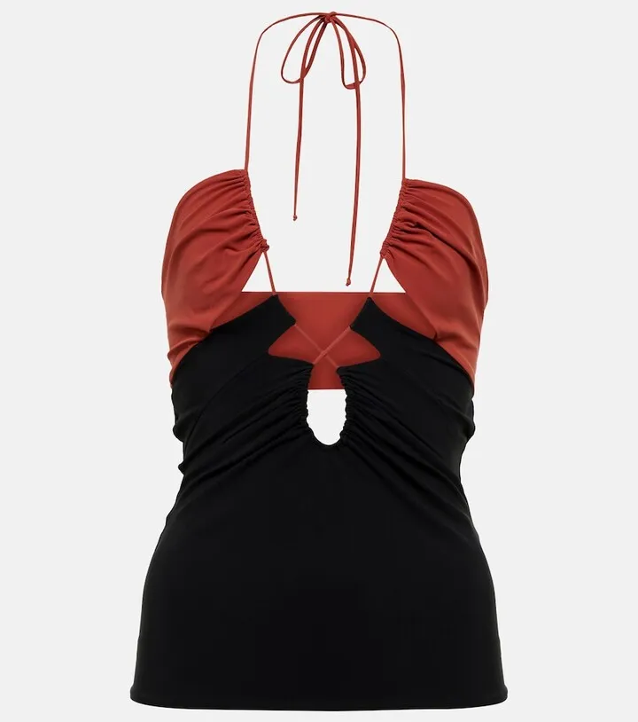 Cutout halterneck top