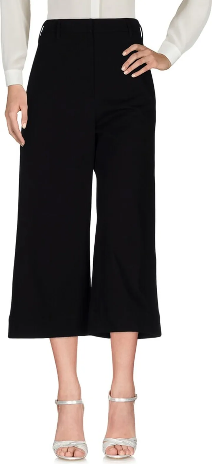 Cropped Pants Black