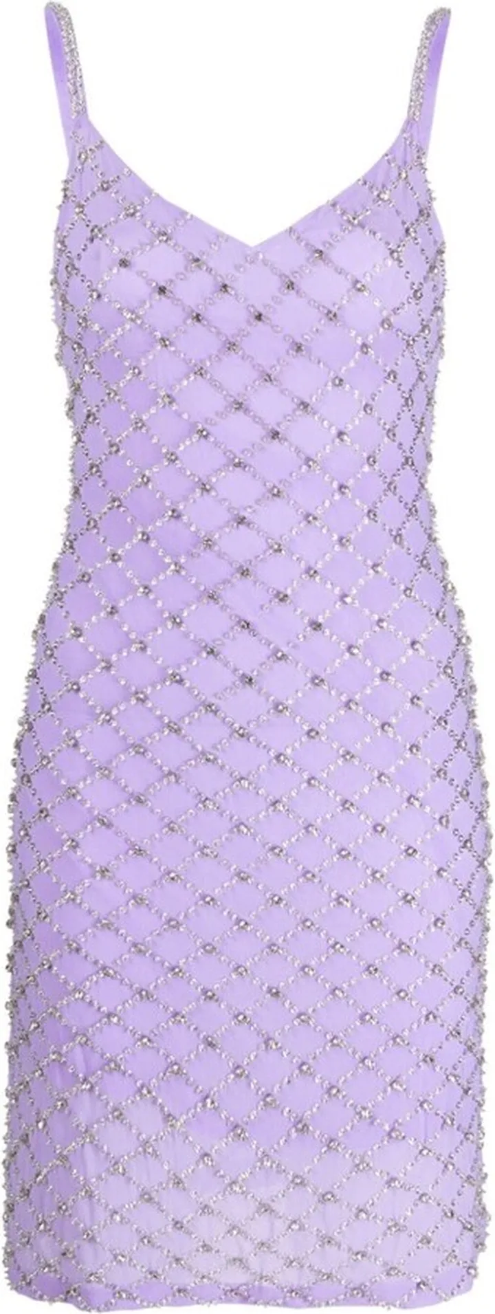 Crystal-Embellished Short Dress