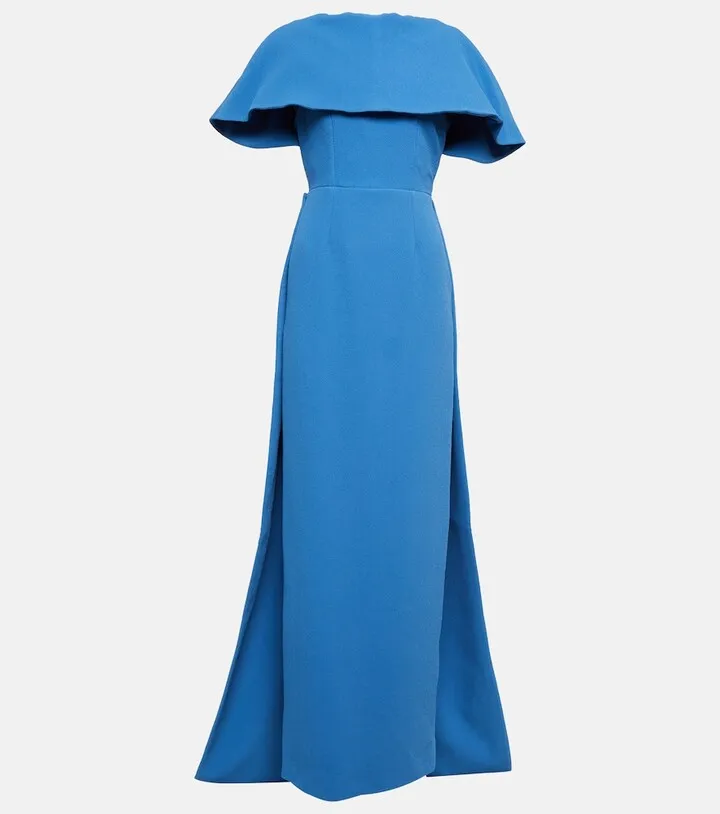Liza crepe gown