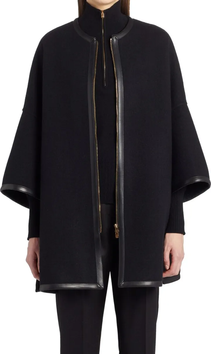 Muretto Cashmere Jersey Poncho
