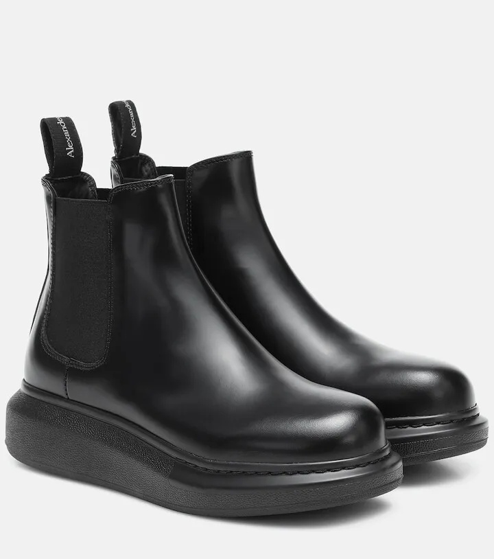 Leather Chelsea boots