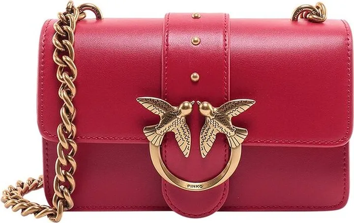 Pinko Chain Linked Love One Mini Crossbody Bag