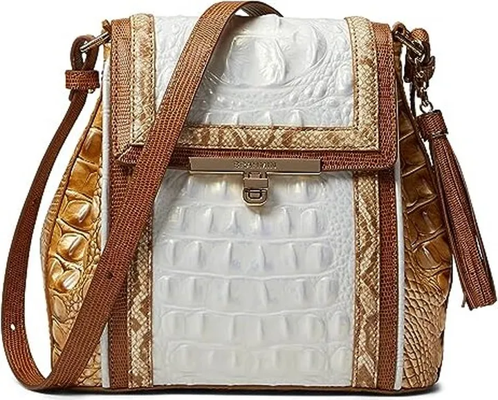 Brahmin Alamosa Margo Crossbody (Dune) Handbags