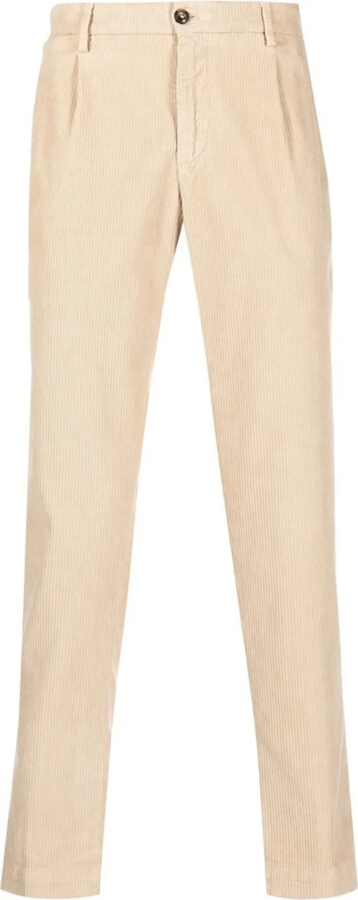 Mid-Rise Straight-Leg Trousers