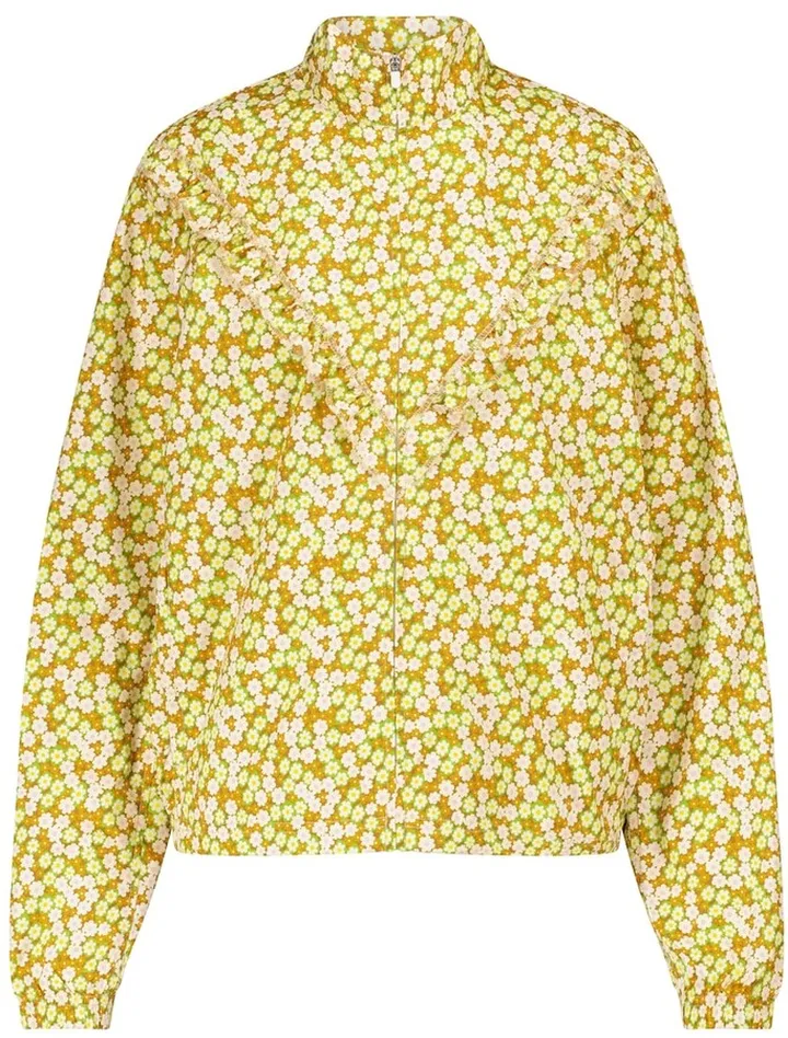 Floral track jacket