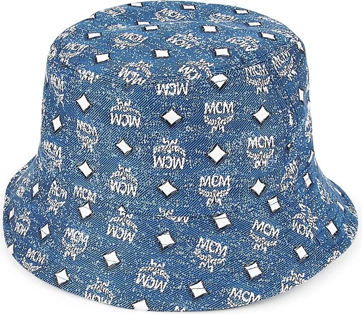 Denim Visetos Bucket Hat