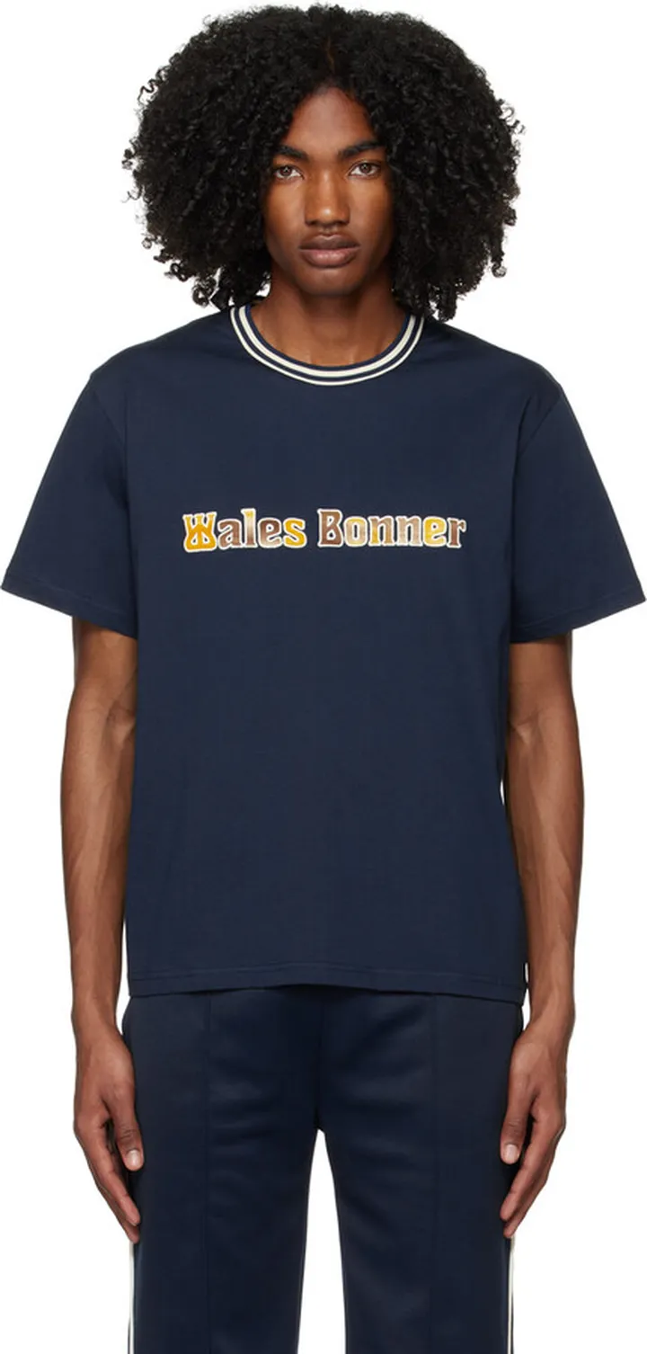 Wales Bonner Navy Original T-Shirt