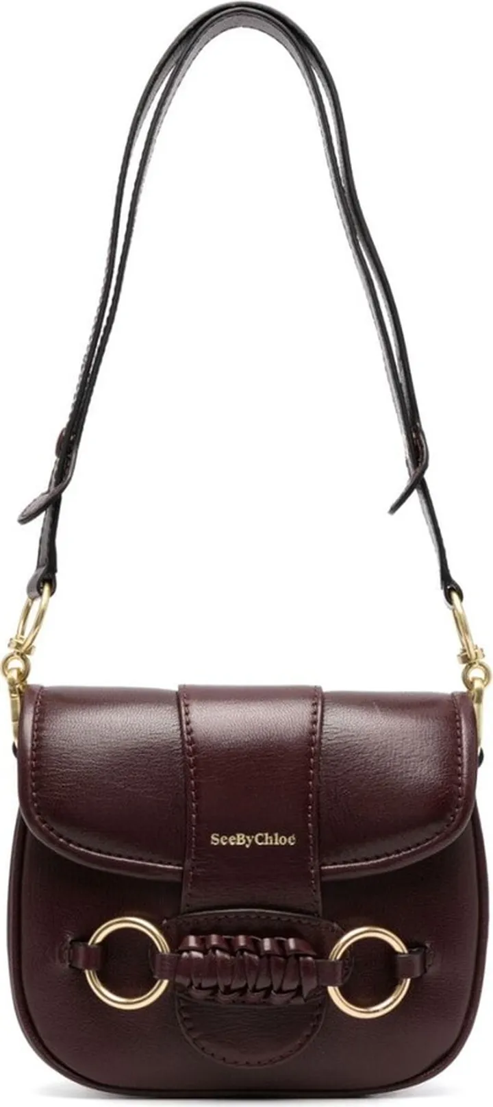 Saddie leather shoulder bag