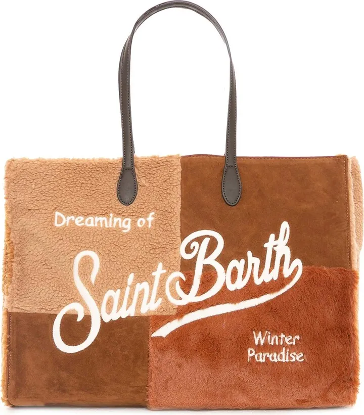 White Sherpa Fabric Bag