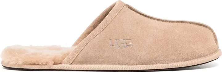 Scuff sheepskin slippers