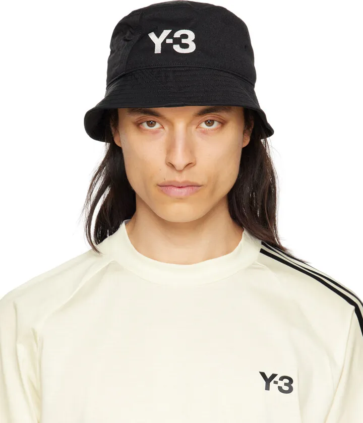 Y-3 Black Classic Bucket Hat