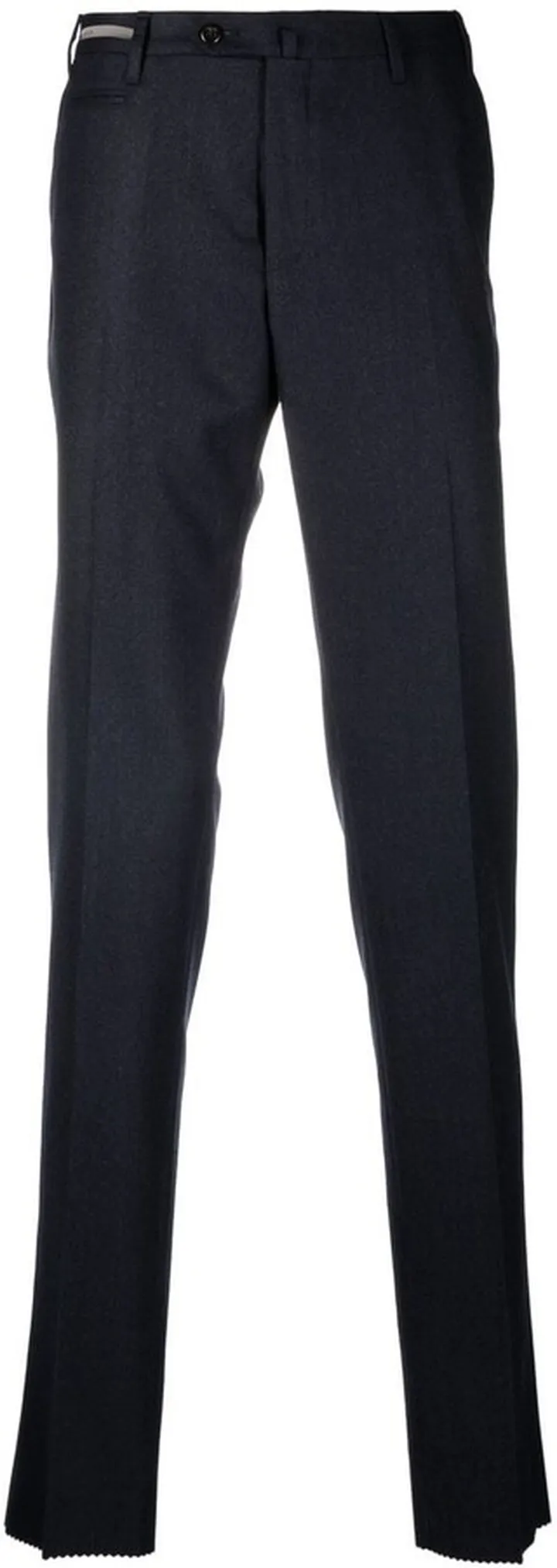 Mid-Rise Straight-Leg Trousers