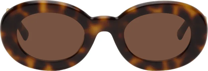 Jacquemus Tortoiseshell Le Raphia 'Les Lunettes Pralu' Sunglasses