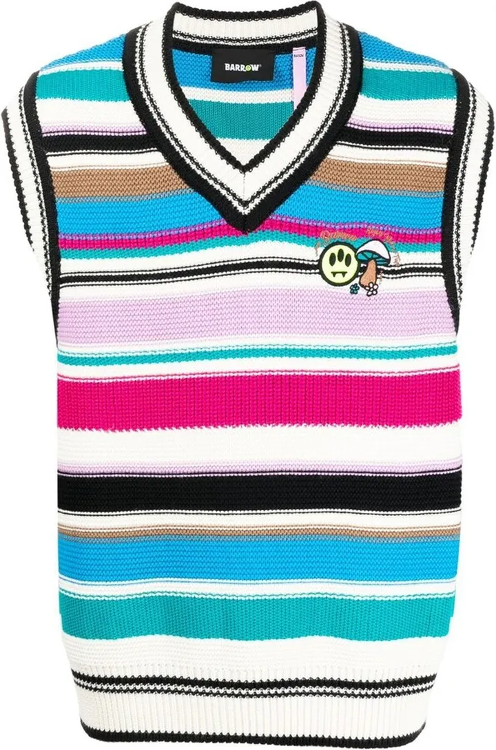 Striped Sleeveless Jumper