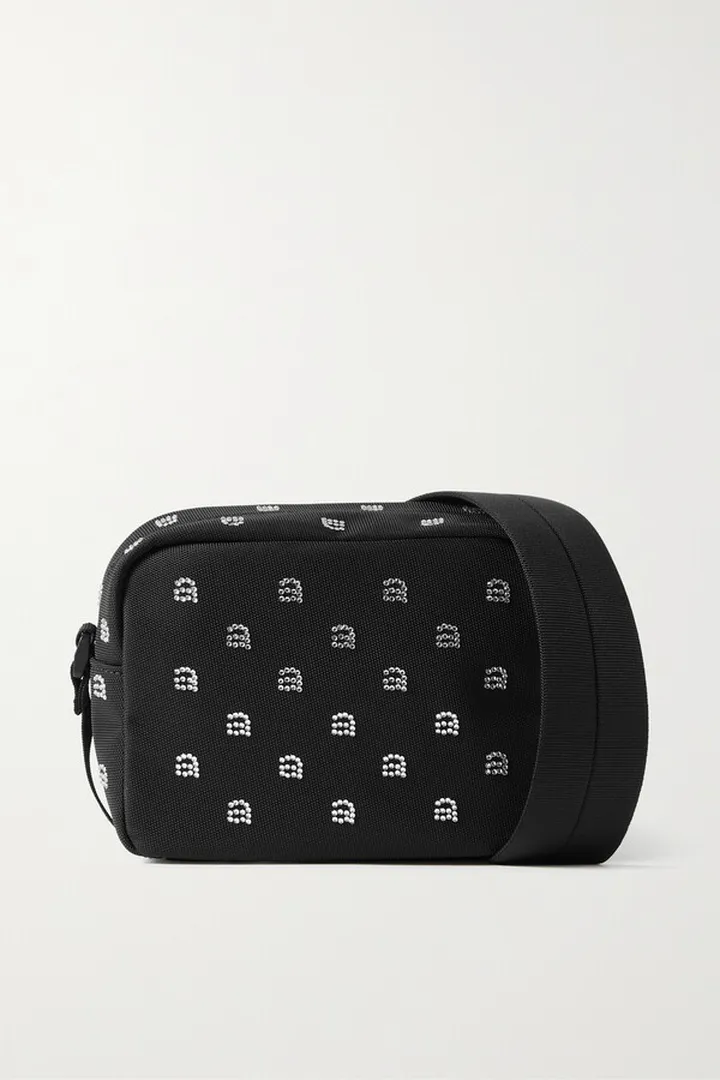 Alexander Wang - Wangsport Crystal-embellished Nylon Camera Bag - Black