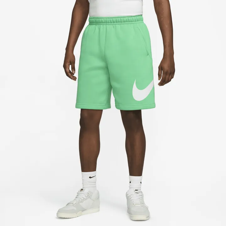 Men's Nike Sportswear Club Graphic Shorts in Green