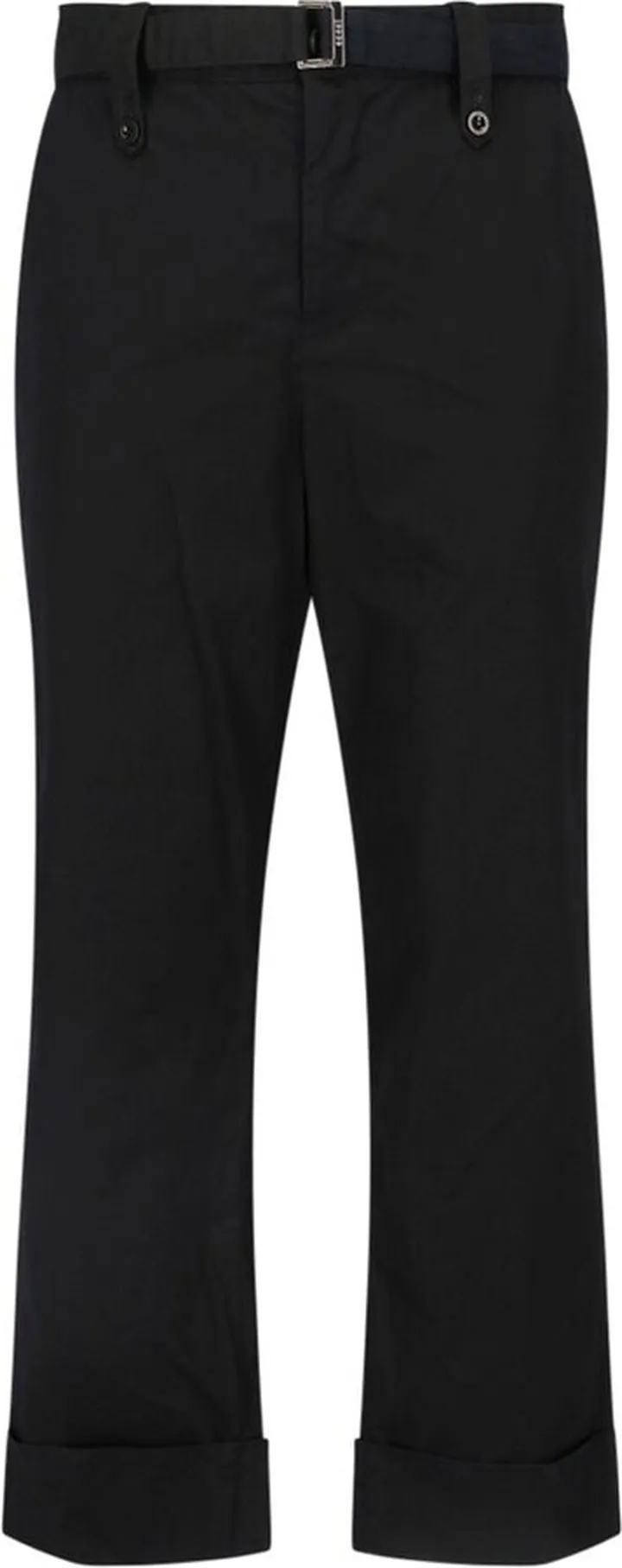 Sacai Belted Straight Leg Pants