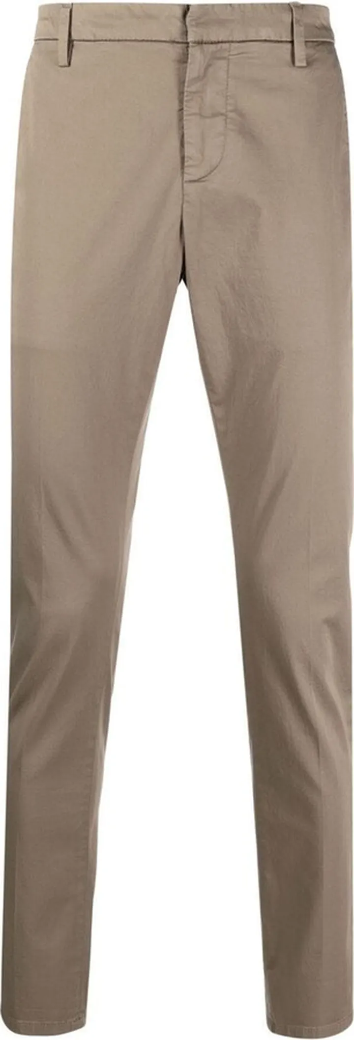 Cropped Slim-Fit Chinos