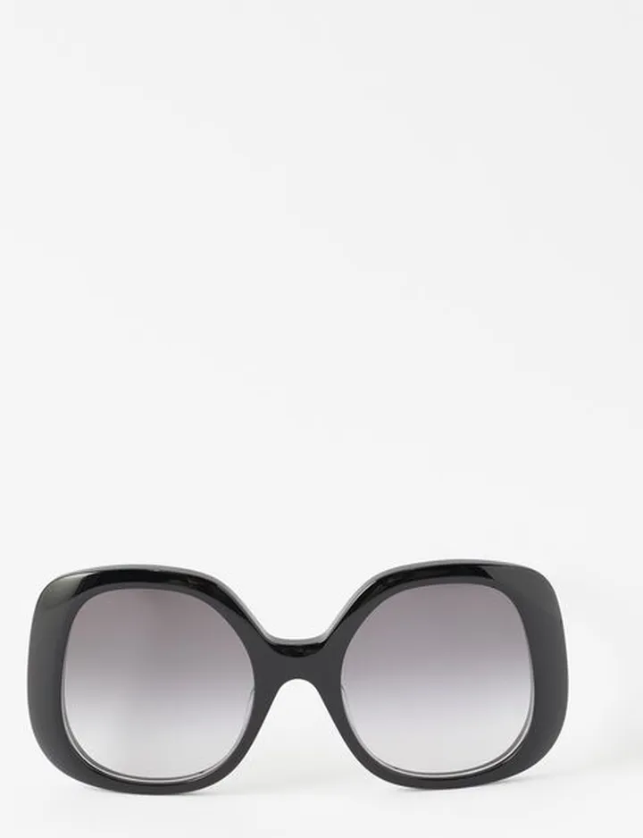 Oversized Butterfly-frame Acetate Sunglasses
