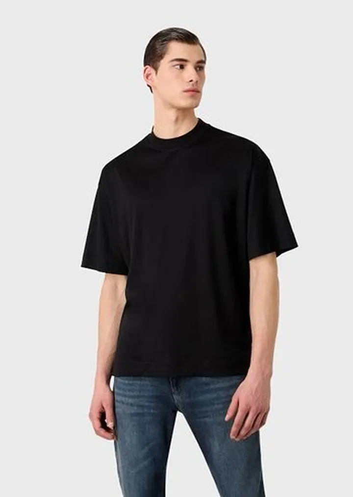 Loose-fit T-shirt in a Tencel-blend jersey