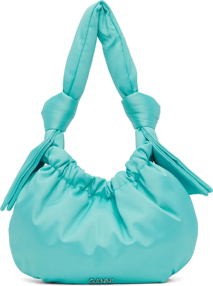 GANNI Blue Small Occasion Bag