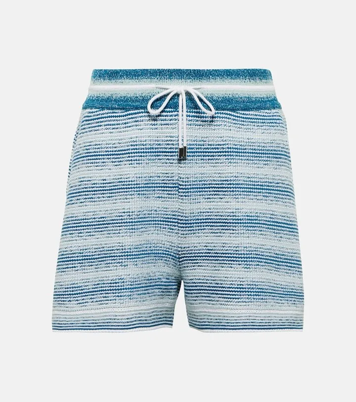 Cornell silk and cotton shorts