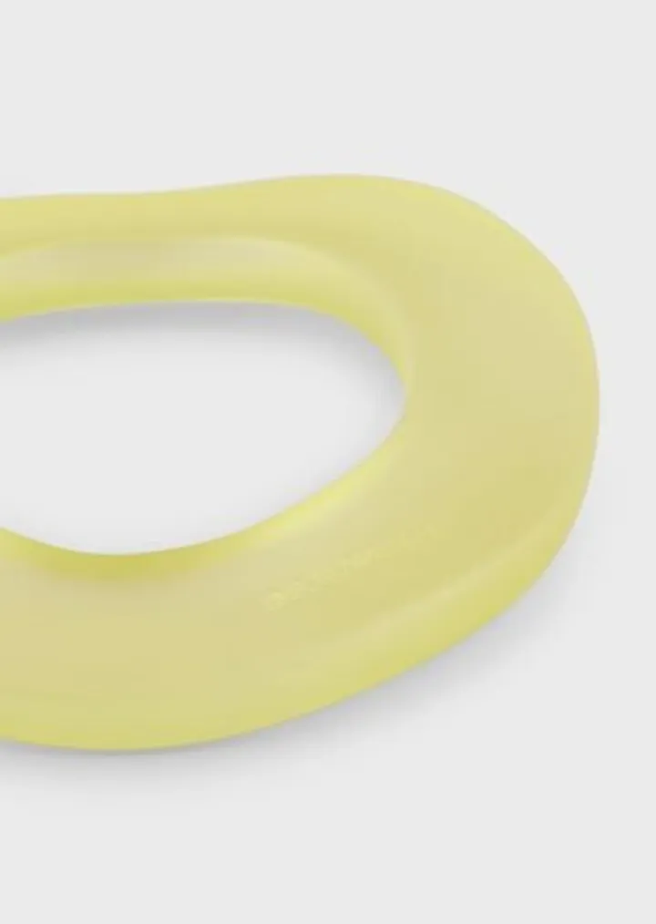 Corrugated plexiglass bangle