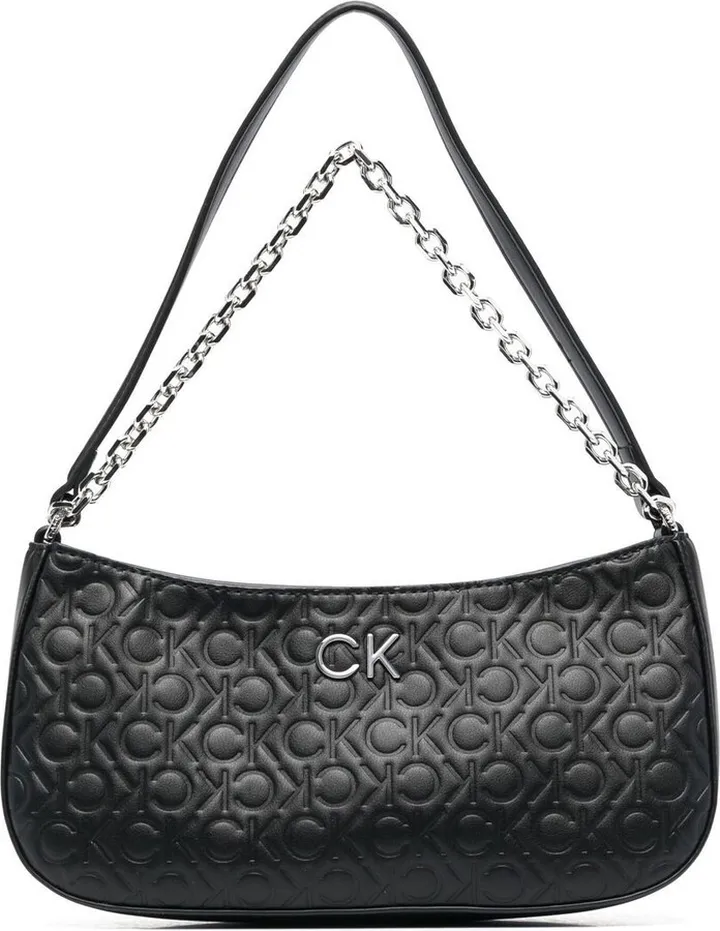 Logo-Debossed Shoulder Bag