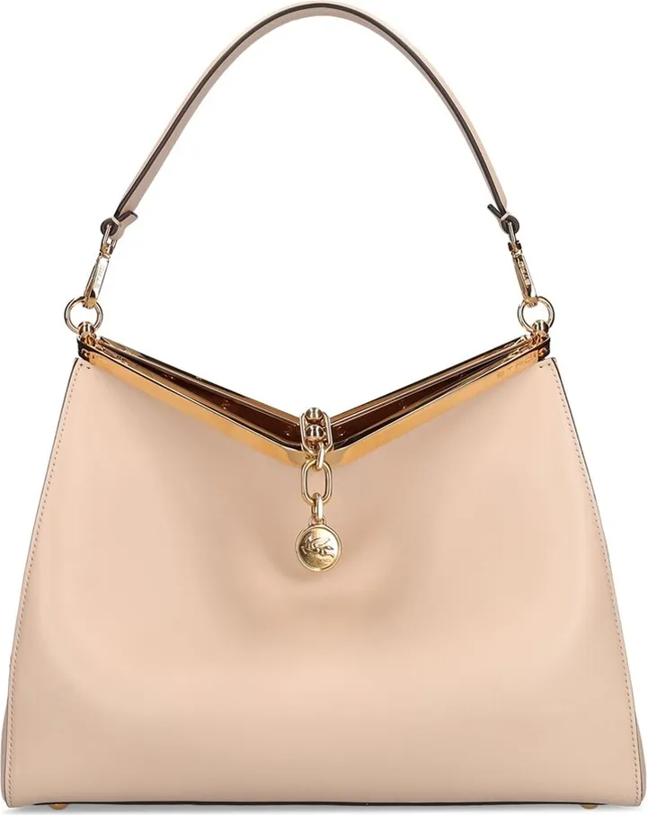 Large Vela leather shoulder bag