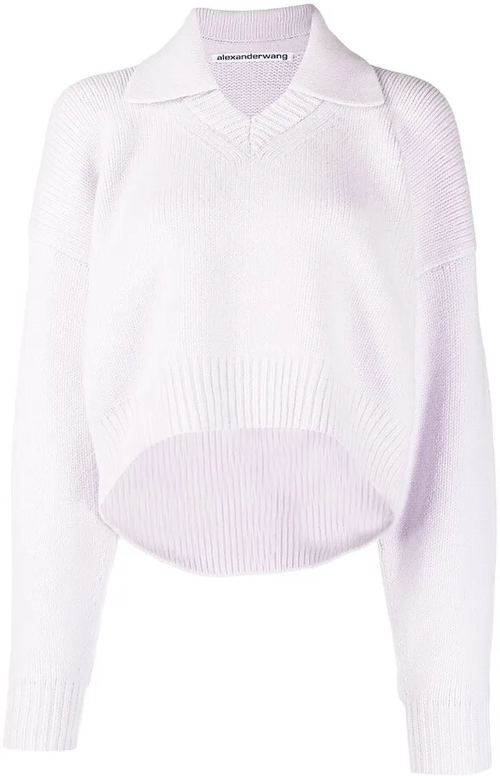 Knitted V Neck Jumper
