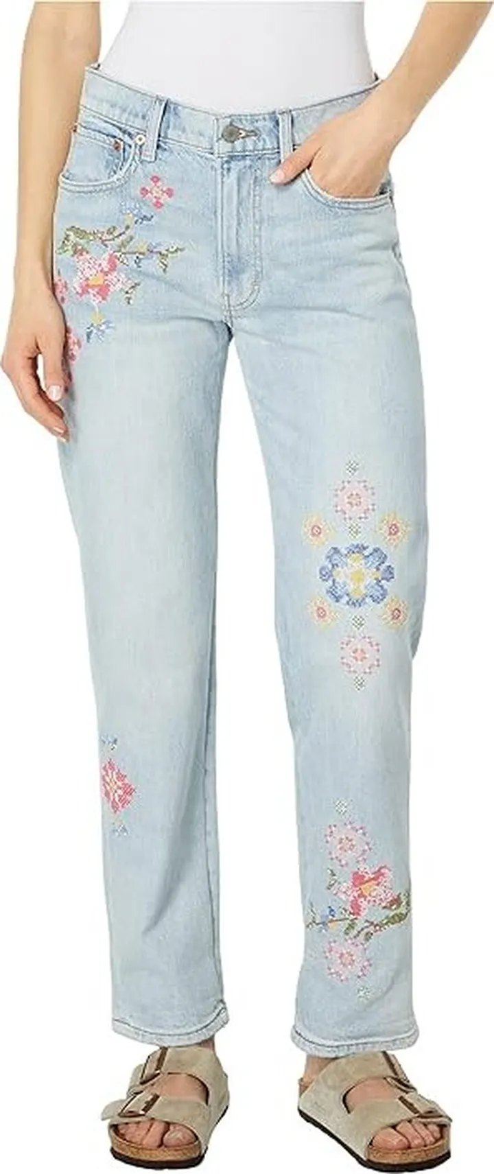 Lucky Brand Mid-Rise Boy Jeans in In My Mind (In My Mind) Women's Jeans