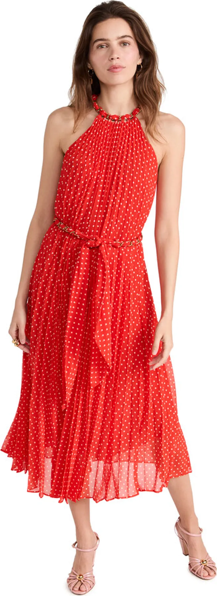 Zimmermann Sunray Pleat Midi Dress