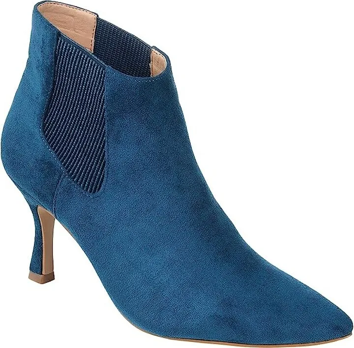 Journee Collection Tru Comfort Foam Elitta Bootie (Blue) Women's Shoes