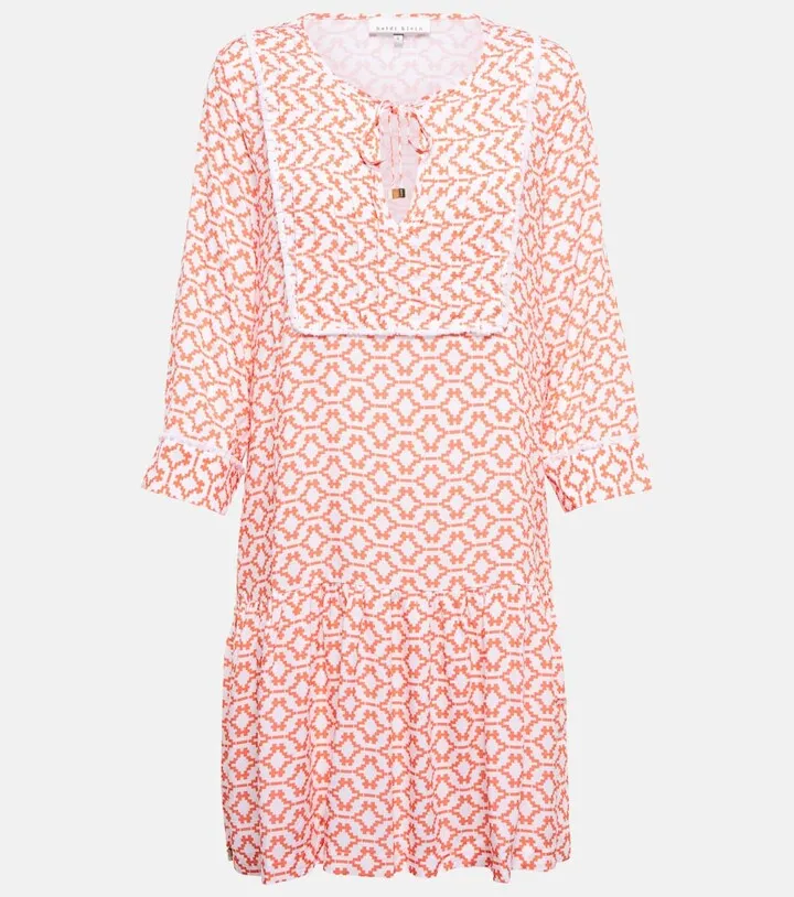 Arabian Sunset printed minidress
