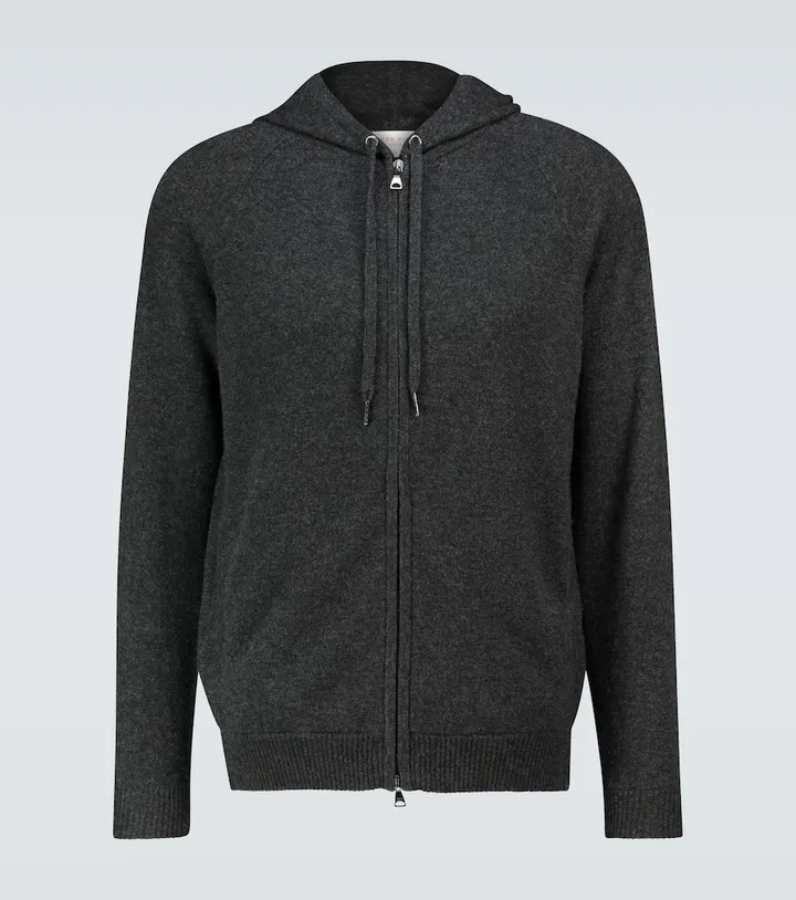 Finley cashmere hooded sweater