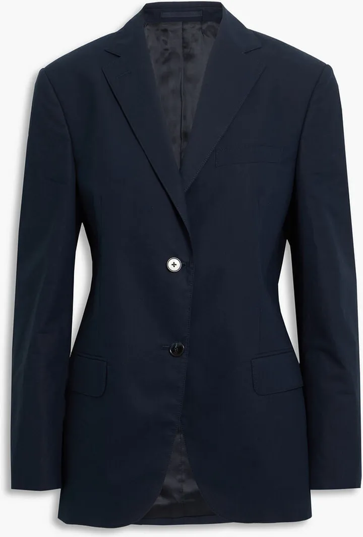 Charlene cotton-poplin blazer