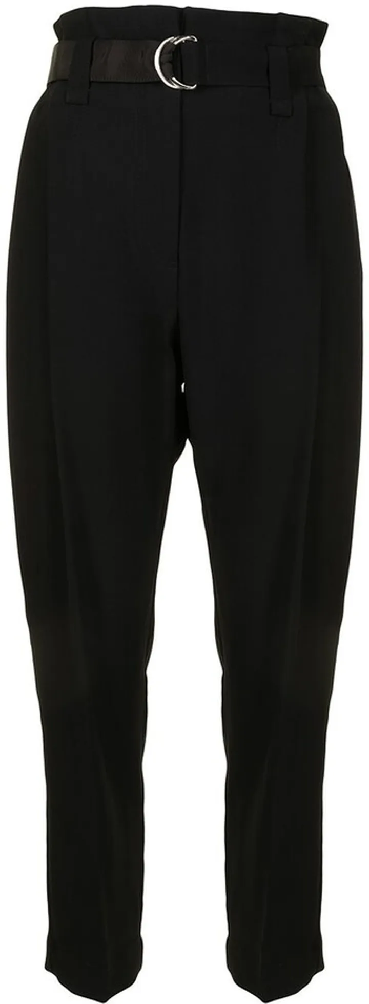 Cropped Belted Trousers