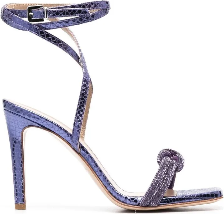 100mm Leather Stiletto Heels