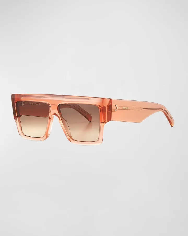 Chunky Rectangle Acetate Sunglasses
