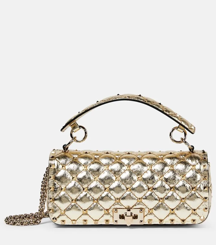 Rockstud Spike leather shoulder bag