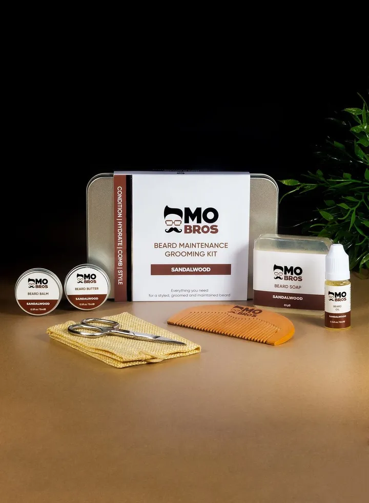 Beard Maintenance Kit - Sandalwood